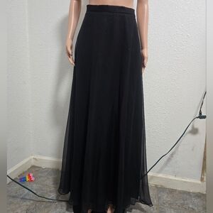 Chic Black Maxi Skirt